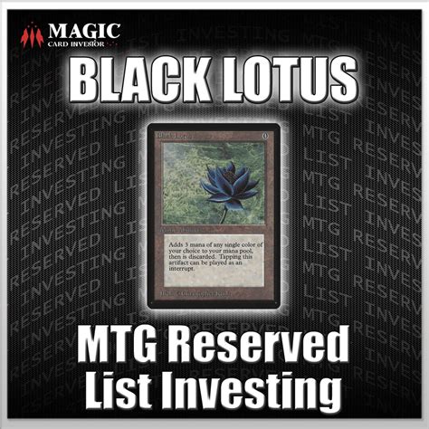 Demystifying the Mystique of Artist Proof Black Lotus Magic Cards